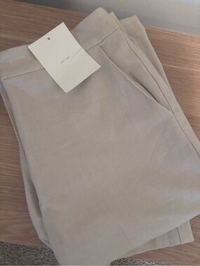 NWT Oak + Fort Light Beige Dress Pants